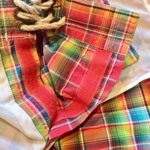 Polo by Ralph Lauren plaid swim trunks size small - Picture 7 of 8